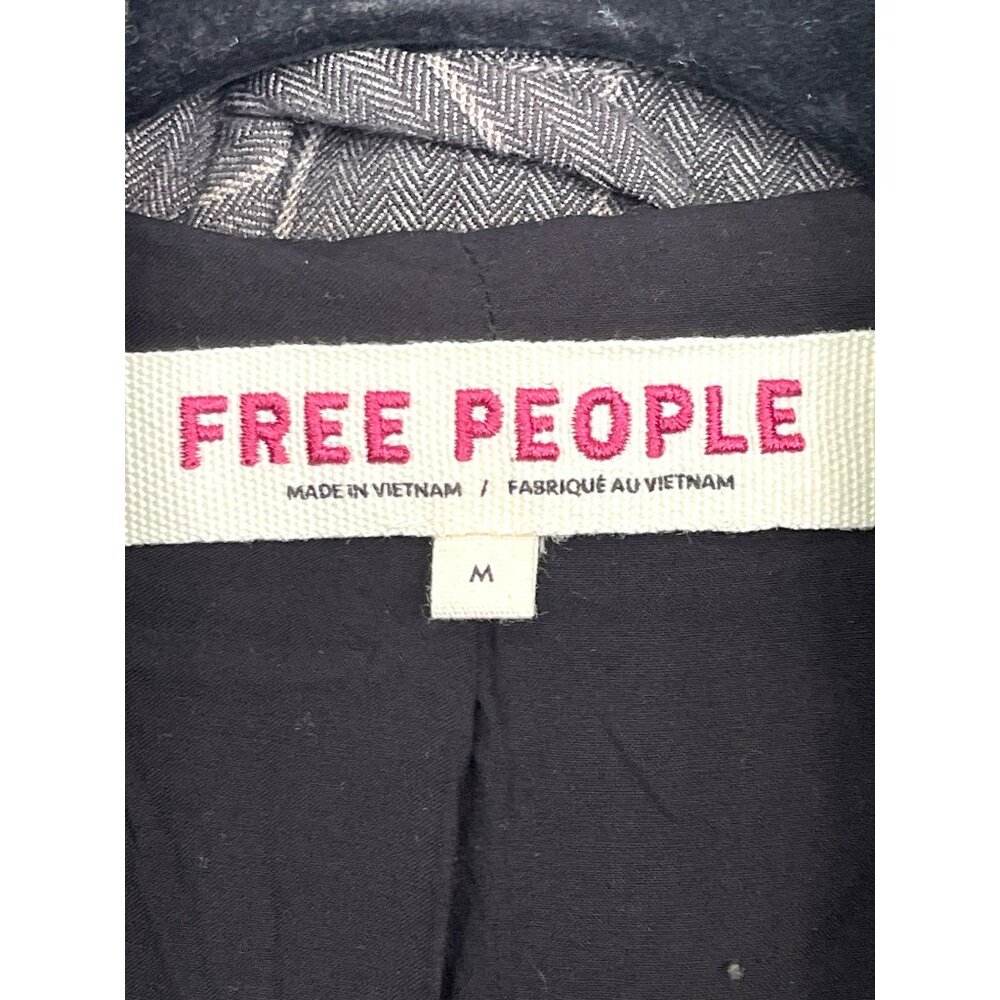 Free People Charcoal Pinstripe Blazer - Picture 5 of 5